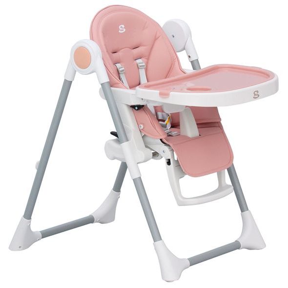 SCARLETT JÍDELNÍ ŽIDLIČKA ROSA RŮŽOVÁ - JÍDELNÍ ŽIDLIČKY PLASTOVÉ - KRMENÍ