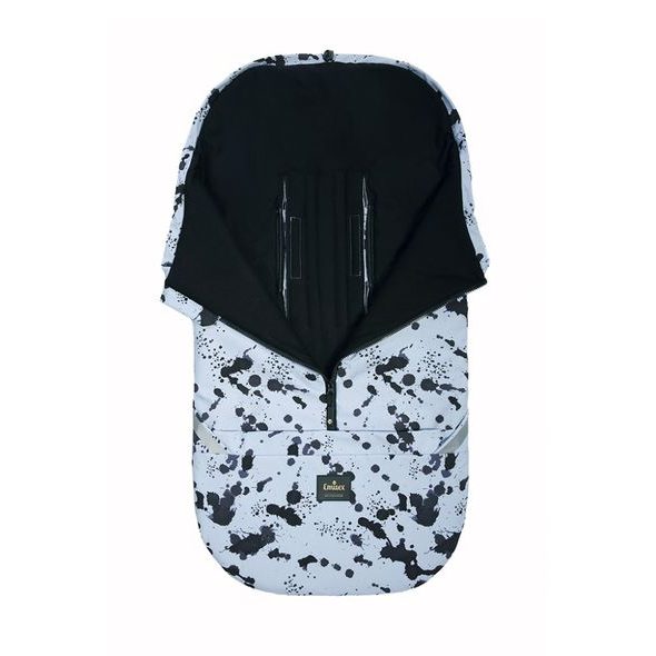 EMITEX FUSAK 2V1 COCOON SOFTSHELL BLUE SPLASH - FUSAKY DO KOČÁRKU - KOČÁRKY A PŘÍSLUŠENSTVÍ