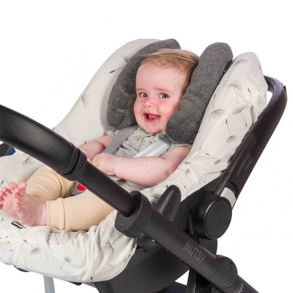 DOOKY PODHLAVNÍČEK HEAD SUPPORT PILLOW GREY - VLOŽKY A LÍMCE - AUTOSEDAČKY A PŘÍSLUŠENSTVÍ