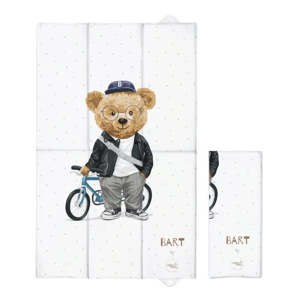 CEBA PODLOŽKA PŘEBALOVACÍ CESTOVNÍ (80X50) FLUFFY PUFFY - PŘEBALOVACÍ PODLOŽKY - PŘEBALOVÁNÍ