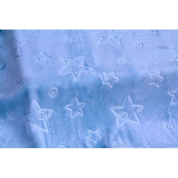 SCARLETT ŠPANĚLSKÁ DEKA 6627 MODRÁ 110X140CM - DĚTSKÉ DEKY PRO MIMINKA - SPINKÁNÍ