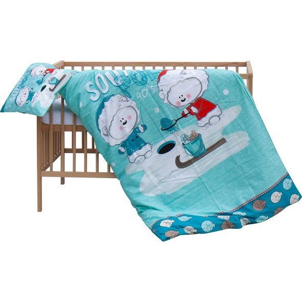 SCARLETT DĚTSKÁ POSTÝLKA S KOMPLETNÍ VÝBAVOU SCARLETT 120 X 60 CM - LEDY - DŘEVĚNÉ POSTÝLKY - SPINKÁNÍ