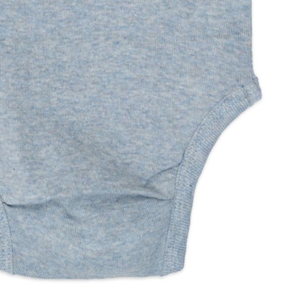 LODGER BODY S DLOUHÝM RUKÁVEM MELANGE BLUE FOGG VEL. 56 - BODY - PRO DĚTI