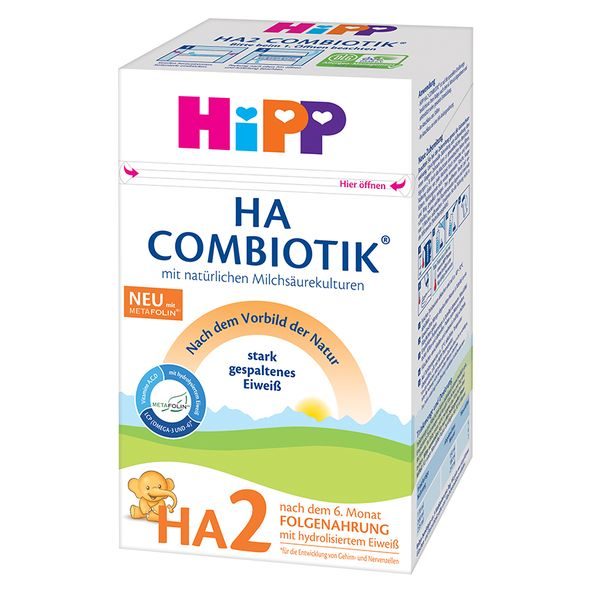 HIPP POKRAČOVACÍ KOJENECKÁ VÝŽIVA HIPP HA 2 COMBIOTIK 600G - KOJENECKÁ MLÉKA - KRMENÍ