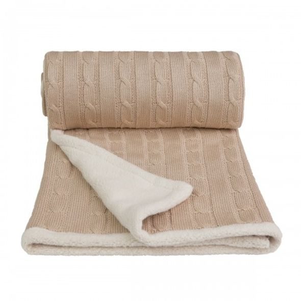 T-TOMI PLETENÁ DEKA WINTER S HŘEJIVÝM BERÁNKEM - DĚTSKÉ DEKY PRO MIMINKA - SPINKÁNÍ