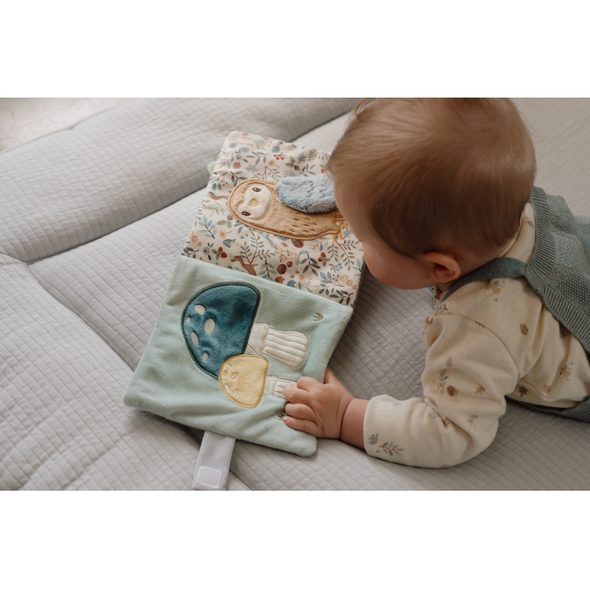 LITTLE DUTCH TEXTILNÍ KNÍŽKA S AKTIVITAMI FOREST FRIENDS - KNÍŽKY PRO NEJMENŠÍ - PRO DĚTI