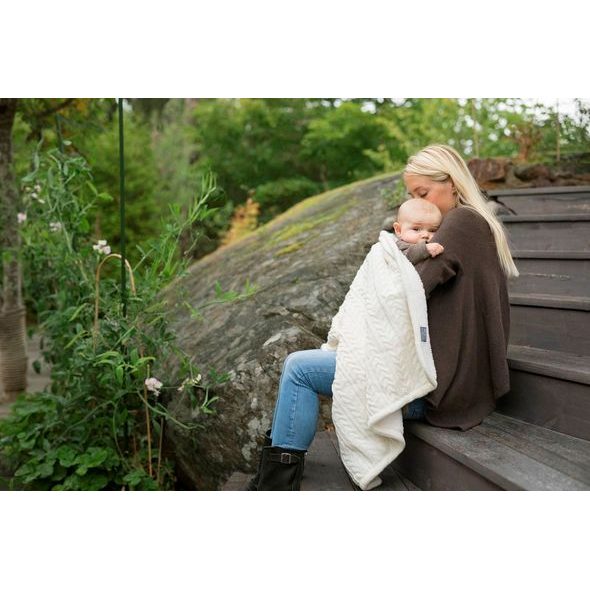 VINTER & BLOOM DEKA CUDDLY IVORY - DĚTSKÉ DEKY PRO MIMINKA - SPINKÁNÍ