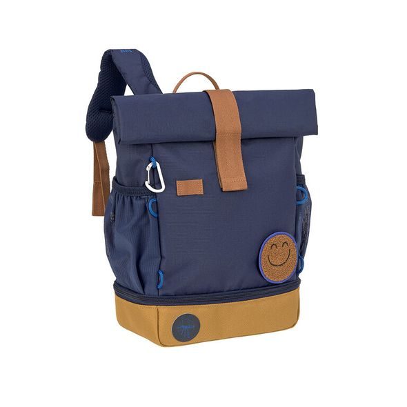 LÄSSIG MINI ROLLTOP DĚTSKÝ BATOH LITTLE GANG NAVY - BATOHY A TAŠKY - PRO DĚTI
