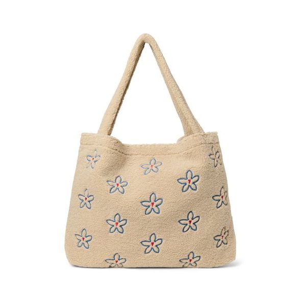 STUDIO NOOS TEDDY MOM BSG ECRU FLOWER HEART - PŘEBALOVACÍ TAŠKY - KOČÁRKY A PŘÍSLUŠENSTVÍ