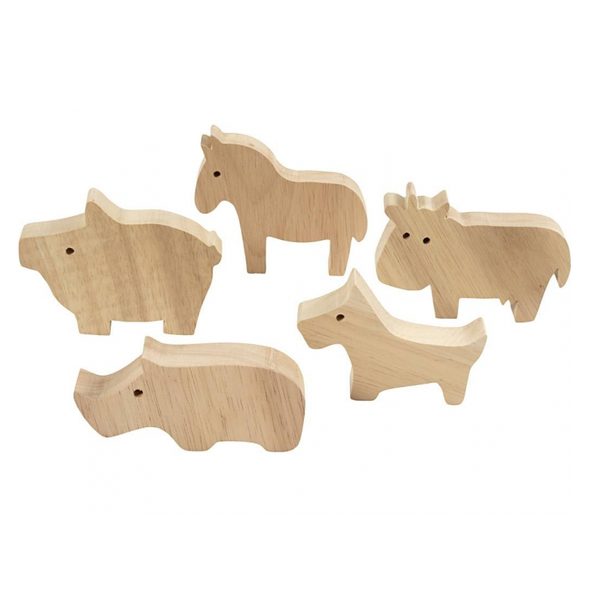 CREATIV COMPANY KREATIVNÍ SADA ZVÍŘATA Z FARMY DŘEVĚNÁ - VÝTVARNÉ POMŮCKY A HRAČKY - PRO DĚTI