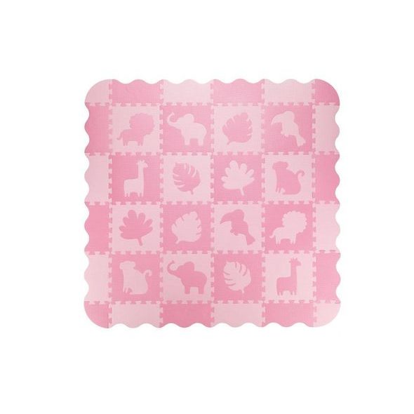 MOMI HRACÍ PODLOŽKA PĚNOVÉ PUZZLE MOMI ZAWI RŮŽOVÁ - HRACÍ PODLOŽKY NA ZEM - SPINKÁNÍ