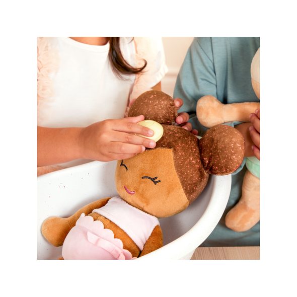 B-TOYS PANENKA PLYŠOVÁ DO VANY LULLA BABY LIGHT BROWN HAIR - HRAČKY DO VANY - PRO DĚTI