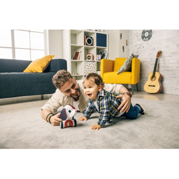 TINY LOVE PEJSEK JEZDICÍ CHARLIE TINY ROCKERS - MOTORICKÉ A HUDEBNÍ - PRO DĚTI