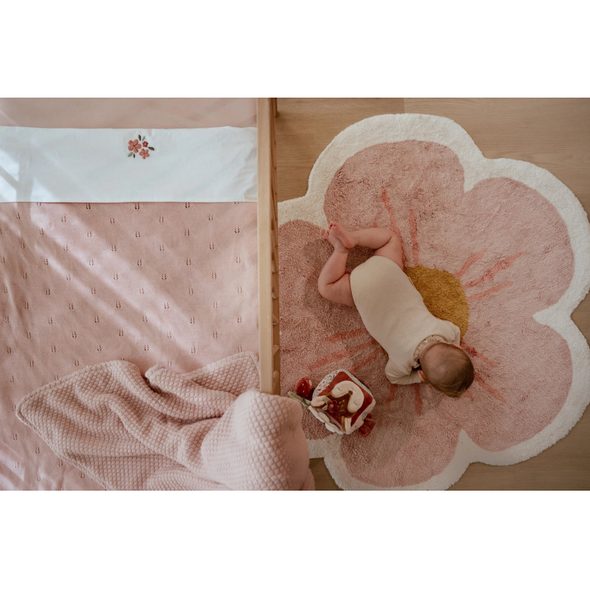 LITTLE DUTCH DEKA PLETENÁ / FLEECE 70X100 CM PURE BLOSSOM - DĚTSKÉ DEKY PRO MIMINKA - SPINKÁNÍ