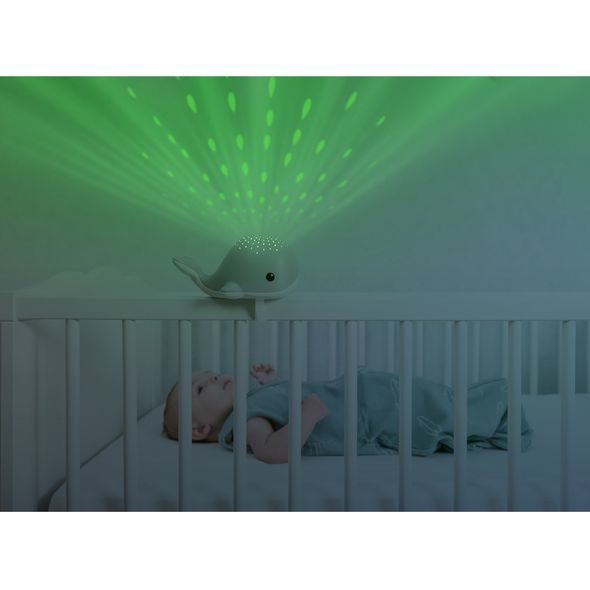 ZAZU VELRYBA WALLY ŠEDÁ NOČNÍ PROJEKTOR S MELODIEMI - PROJEKTORY - SPINKÁNÍ