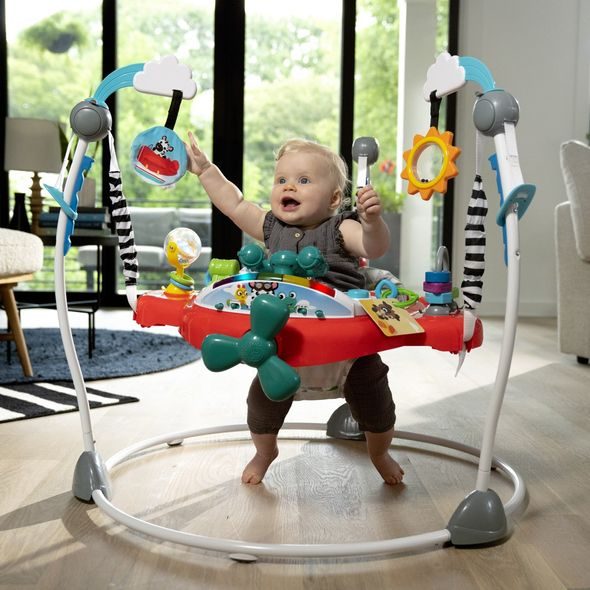 BABY EINSTEIN SKÁKADLO/AKTIVNÍ CENTRUM 2V1 OCEAN EXPLORERS AIRPLANE ADVENTURE™ 6M+ DO 12 KG - AKTIVNÍ CENTRA - PRO DĚTI