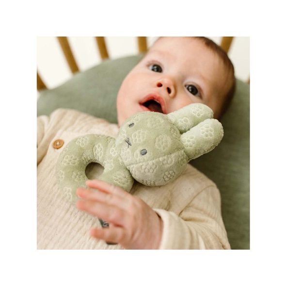 LITTLE DUTCH CHRASTÍTKO KRÁLÍČEK MIFFY GREEN FLOWER - MIFFY - PRO DĚTI