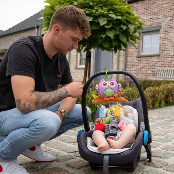 BO JUNGLE ZÁVĚSNÁ HRAČKA B-HANG ON OWL - HRAČKY K ZAVĚŠENÍ - PRO DĚTI