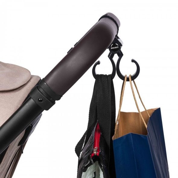 DOOKY HÁČKY 360° BUGGY HOOKS 2KS - HÁČKY, POPRUHY A KOLÍČKY - KOČÁRKY A PŘÍSLUŠENSTVÍ