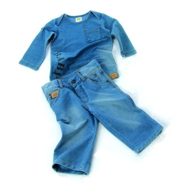BABY JEANS KOJENECKÉ KALHOTY 62/68 - KALHOTKY A TEPLÁČKY - PRO DĚTI