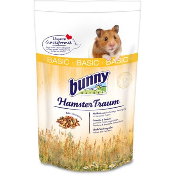 BUNNY NATURE BUNNY NATURE KRMIVO PRO KŘEČKY - BASIC 600 G - KRMIVO - CHOVATELSKÉ POTŘEBY MALVÍKZOO