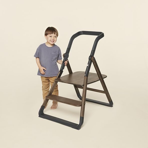 ERGOBABY EVOLVE JÍDELNÍ ŽIDLE 2V1 DARK WOOD - JÍDELNÍ ŽIDLIČKY DŘEVĚNÉ - KRMENÍ