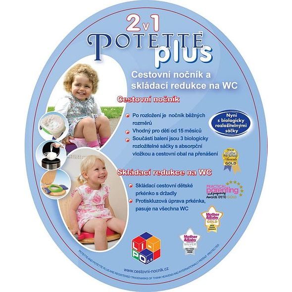 POTETTE PLUS® 2V1 CESTOVNÍ NOČNÍK - NOČNÍKY - PŘEBALOVÁNÍ