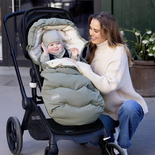 VOKSI EXPLORER MEADOW GREEN CLOVER - FUSAKY DO KOČÁRKU - KOČÁRKY A PŘÍSLUŠENSTVÍ