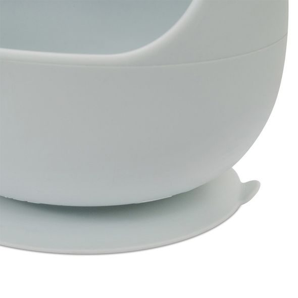 INTERBABY MISKA SILIKONOVÁ + LŽIČKA SILIKONOVÁ - MODRÁ - MISKY, TALÍŘKY A PODLOŽKY - KRMENÍ