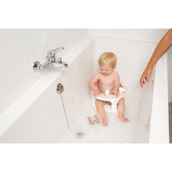 BEBE-JOU KOUPACÍ SEDÁTKO BÉBÉ-JOU PALE PINK - LEHÁTKA DO VANIČKY - KOUPÁNÍ A ZDRAVÍ
