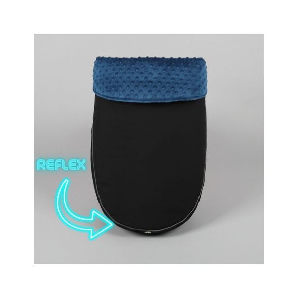 NÁNOŽNÍK ČERNÝ + DENIM REFLEX - NÁNOŽNÍKY - KOČÁRKY A PŘÍSLUŠENSTVÍ