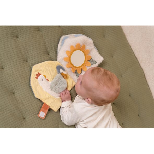 LITTLE DUTCH TEXTILNÍ KNÍŽKA S AKTIVITAMI FARMA - KNÍŽKY PRO NEJMENŠÍ - PRO DĚTI