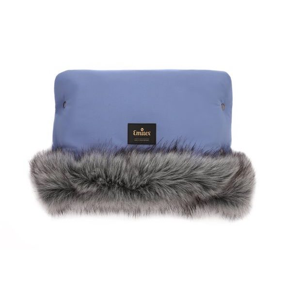 EMITEX RUKÁVNÍK LUXURY SOFT BLUE - RUKÁVNÍKY NA KOČÁREK - KOČÁRKY A PŘÍSLUŠENSTVÍ