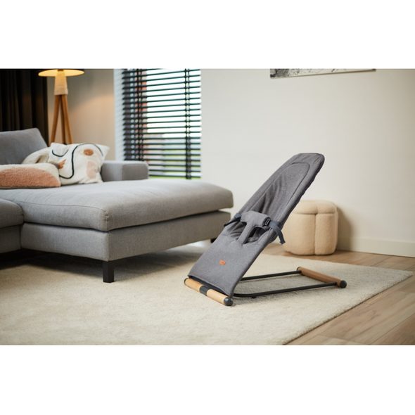 CHILDHOME LEHÁTKO SKLÁDACÍ EVOLUX NATURAL ANTHRACITE - LEHÁTKA A HOUPADLA - SPINKÁNÍ