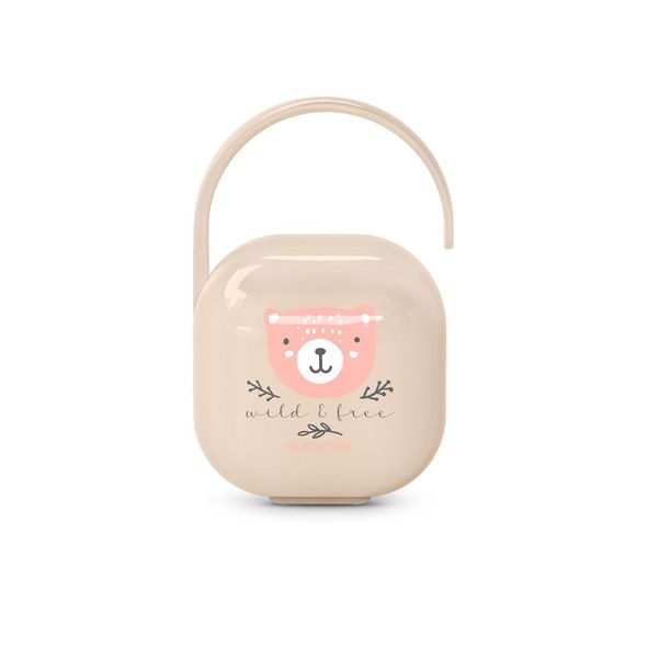 SUAVINEX KRABIČKA NA DUDLÍK WILD & FREE - RŮŽOVÁ - ŠIDÍTKA A DOPLŇKY - KRMENÍ