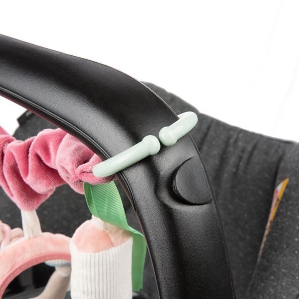 CANPOL BABIES ZÁVĚSNÁ HRAČKA NA KOČÁREK/AUTOSEDAČKU PASTEL FRIENDS RŮŽOVÁ - HRAČKY K ZAVĚŠENÍ - PRO DĚTI