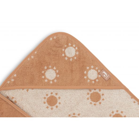 JOLLEIN OSUŠKA S KAPUCÍ FROTÉ 75X75 CM JACQUARD SUN - OSUŠKY A DĚTSKÉ ŽUPANY - KOUPÁNÍ A ZDRAVÍ