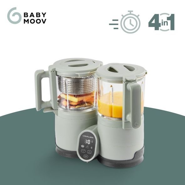 BABYMOOV MULTIFUNKČNÍ PŘÍSTROJ NUTRIBABY GLASS CELADON GREEN - KUCHYŇSKÉ PŘÍSTROJE - KRMENÍ