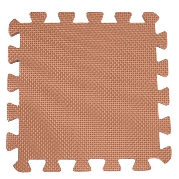 BABY DAN HRACÍ PODLOŽKA PUZZLE MOCCA 90X90 CM - HRACÍ PODLOŽKY NA ZEM - SPINKÁNÍ