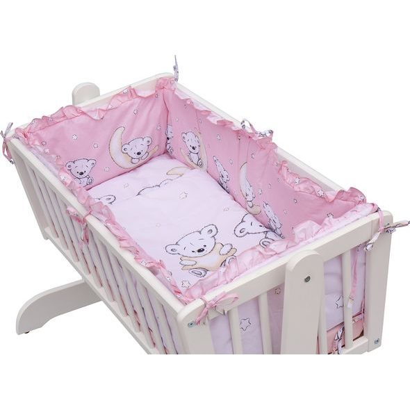 SCARLETT SOUPRAVA DO KOLÉBKY - SCARLETT TORO - RŮŽOVÁ - KOŠÍKY A KOLÉBKY - SPINKÁNÍ