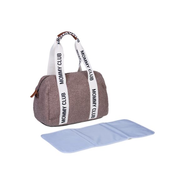 CHILDHOME PŘEBALOVACÍ TAŠKA MOMMY CLUB SIGNATURE TEDDY SOFT BROWN - PŘEBALOVACÍ TAŠKY - KOČÁRKY A PŘÍSLUŠENSTVÍ