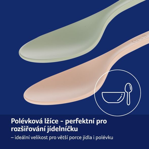 LOVI SADA LŽIČEK 2KS PISTACHIO - LŽIČKY A PŘÍBORY - KRMENÍ