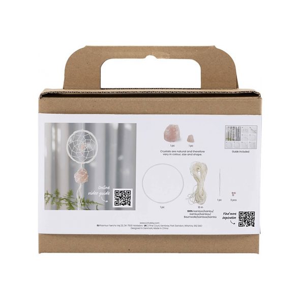CREATIV COMPANY KREATIVNÍ SADA MINI CRAFT KIT MACRAMÉ DREAMCATCHER - VÝTVARNÉ POMŮCKY A HRAČKY - PRO DĚTI