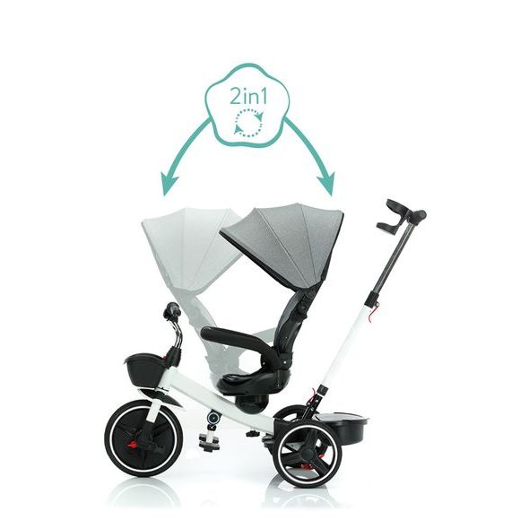 FILLIKID TŘÍKOLKA NIKI 360 WHITE GREY - TŘÍKOLKY ŠLAPACÍ - NOŠENÍ & SPORT