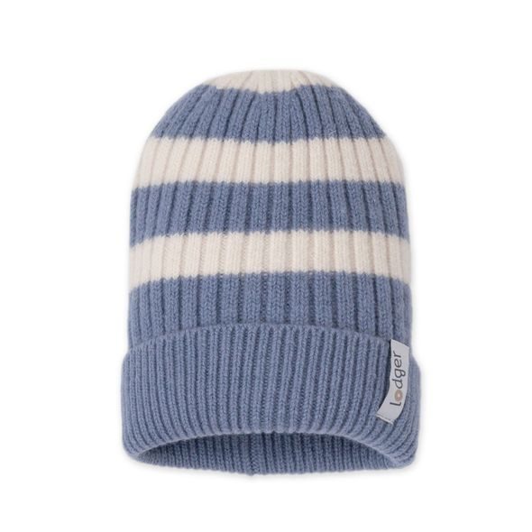 LODGER ČEPICE STRIPE MERINO STONE 3 - 6 MĚSÍCŮ - ČEPIČKY A KLOBOUČKY - PRO DĚTI