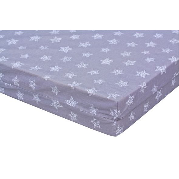 SCARLETT MATRACE HVĚZDIČKA DO OHRÁDKY KLÁRA ŠEDÁ 140X130CM - MATRACE DO POSTÝLKY - SPINKÁNÍ