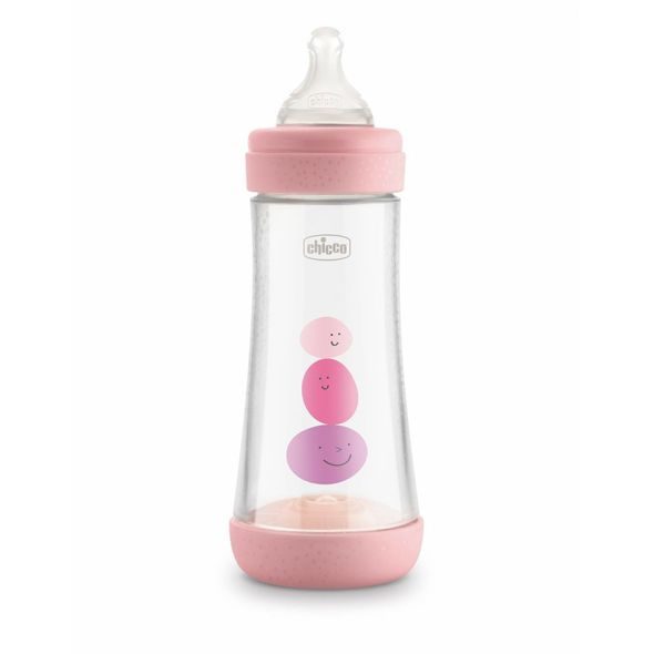 CHICCO LÁHEV KOJENECKÁ PERFECT 5 SILIKON 300ML DÍVKA - KOJENECKÉ LAHVE - KRMENÍ