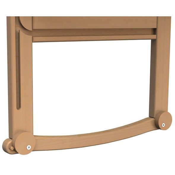 SCARLETT HOUPACÍ LIŽINY PRO POSTÝLKU BABY ANA (BUK) PŘÍRODNÍ - KOLEČKA A ŠUPLÍKY K POSTÝLKÁM - SPINKÁNÍ