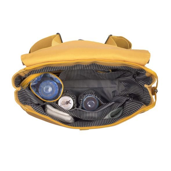 LÄSSIG FAMILY GREEN LABEL BACKPACK ADVENTURE LEMON CURRY - PŘEBALOVACÍ BATOHY - KOČÁRKY A PŘÍSLUŠENSTVÍ