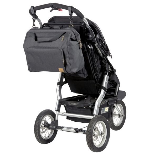 LÄSSIG GLAM GOLDIE TWIN BACKPACK ANTHRACITE - PŘEBALOVACÍ TAŠKY - KOČÁRKY A PŘÍSLUŠENSTVÍ